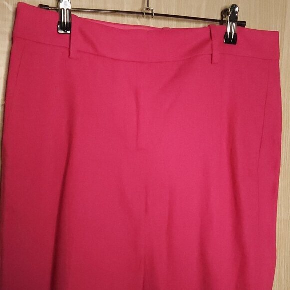 J. Crew New Womens Barbie Pink Linen Blend Lined Pants 4 - Picture 5 of 8